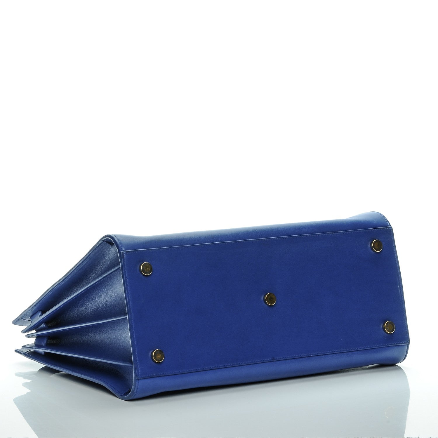 Saint Laurent Calfskin Large Sac De Jour Blue 4 of 7