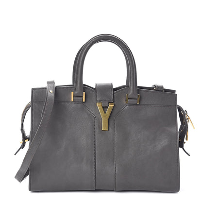 Saint Laurent Sheepskin Small Cabas ChYc Grey 1 of 10