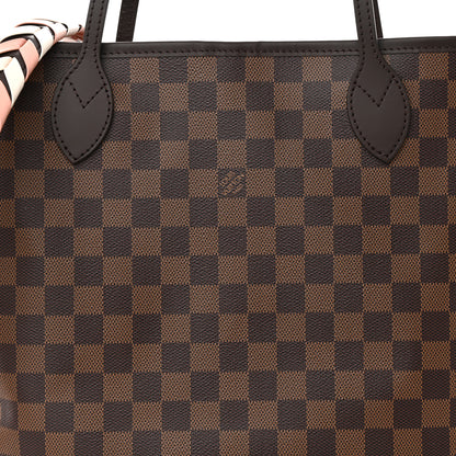 Louis Vuitton Damier Ebene Braided Neverfull MM Pink 8 of 11