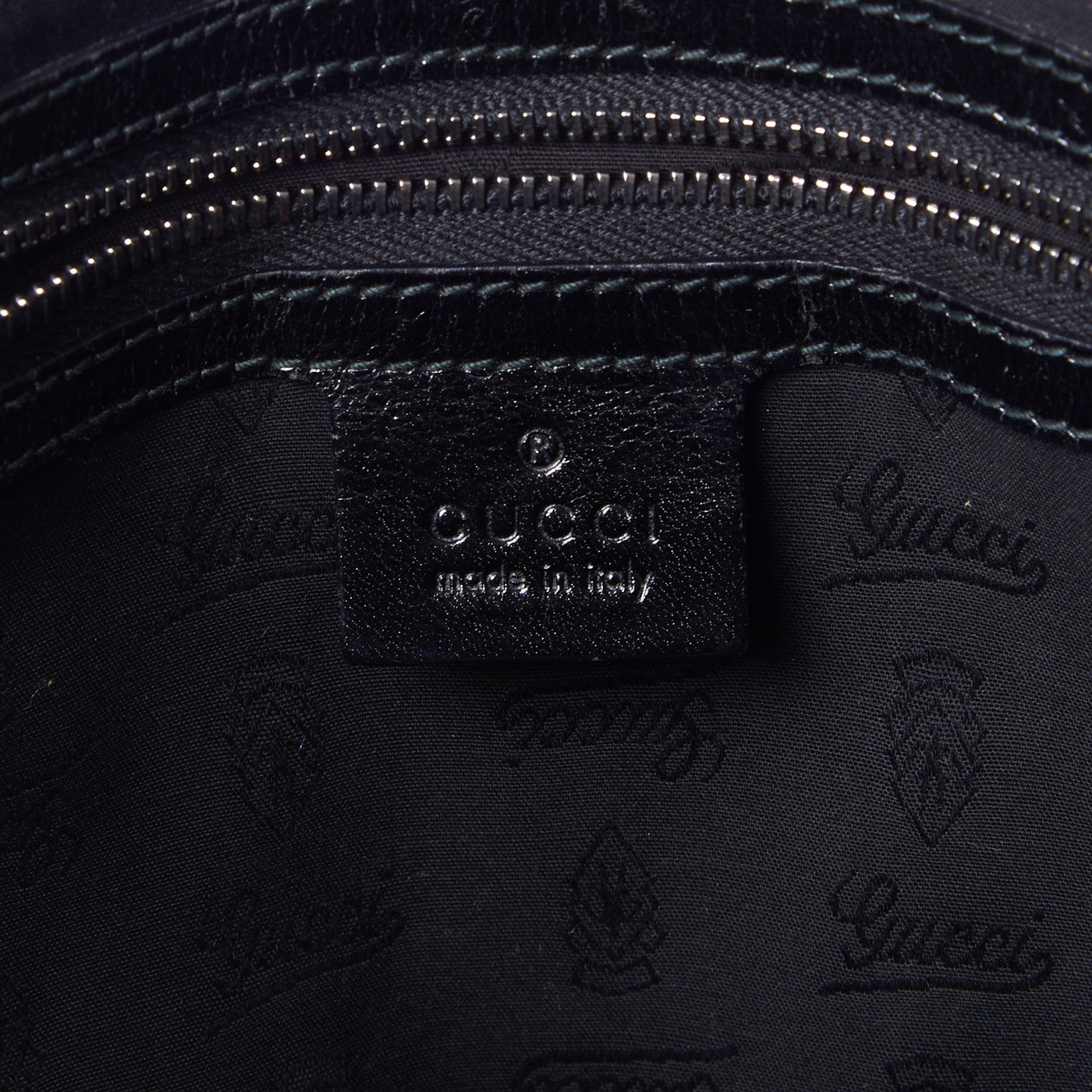 Gucci Imprime Monogram Studded Tote Black 8 of 8