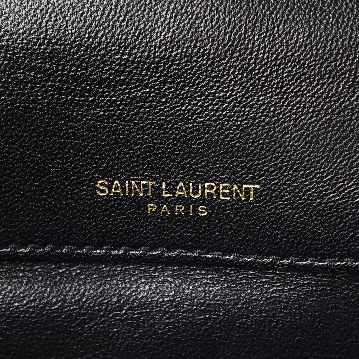 Saint Laurent Patent Calfskin Matelasse Monogram Small Vicky Chain Bag Black 6 of 8