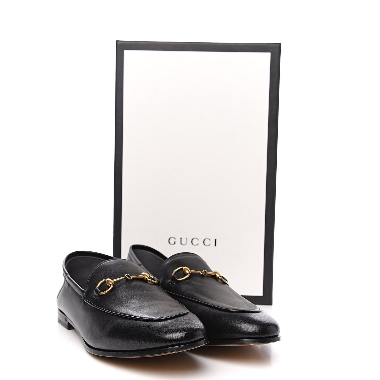 Lambskin Womens Brixton Horsebit Loafers 39.5 Black