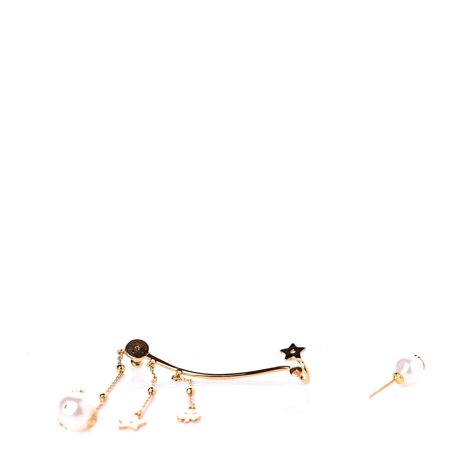 Pearl Shiny-D Earring Gold