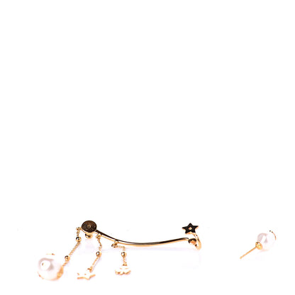 Christian Dior Pearl Shiny-D Earring Gold 2 of 4