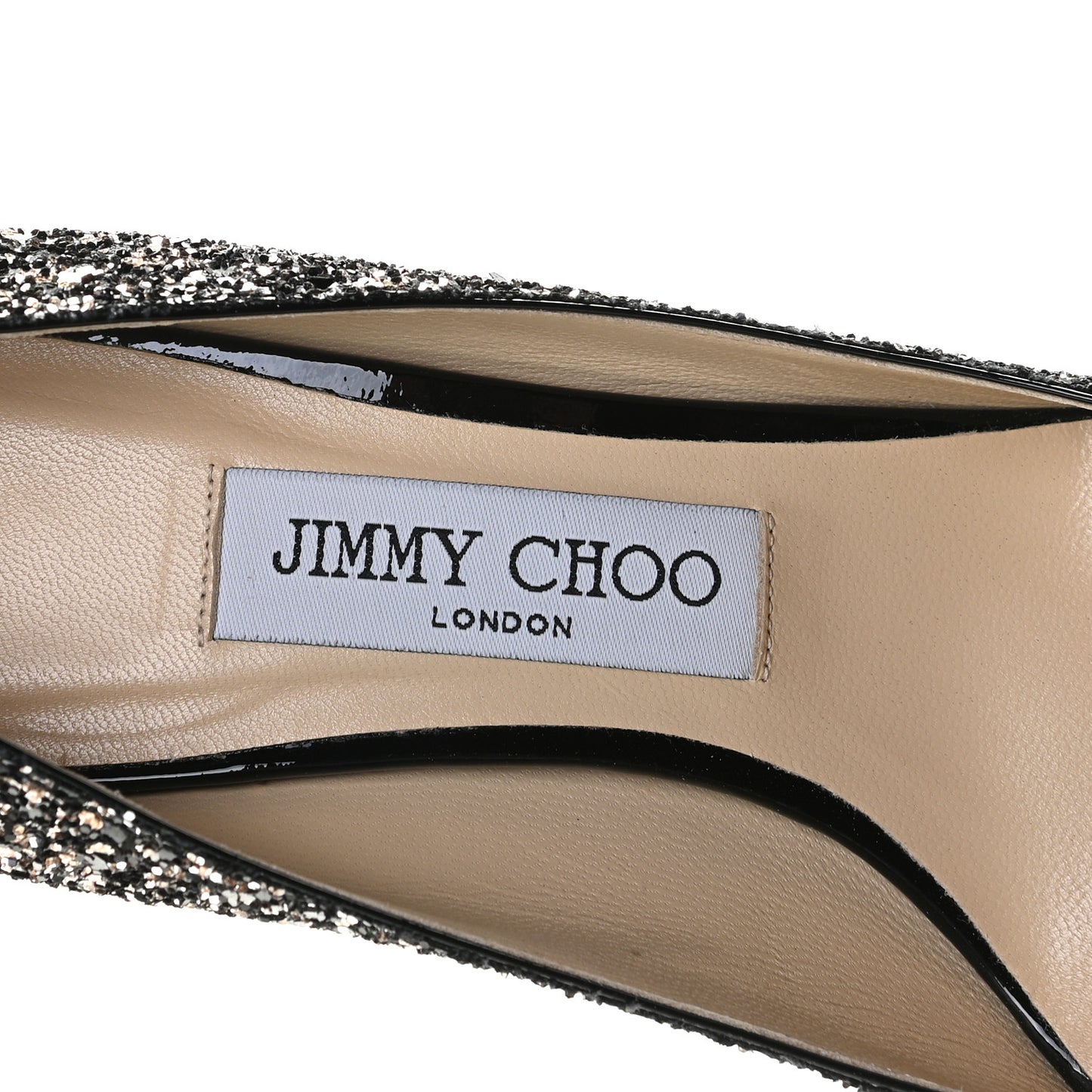 Coarse Glitter Pointy Toe Romy 40 Pumps 36.5 Twilight