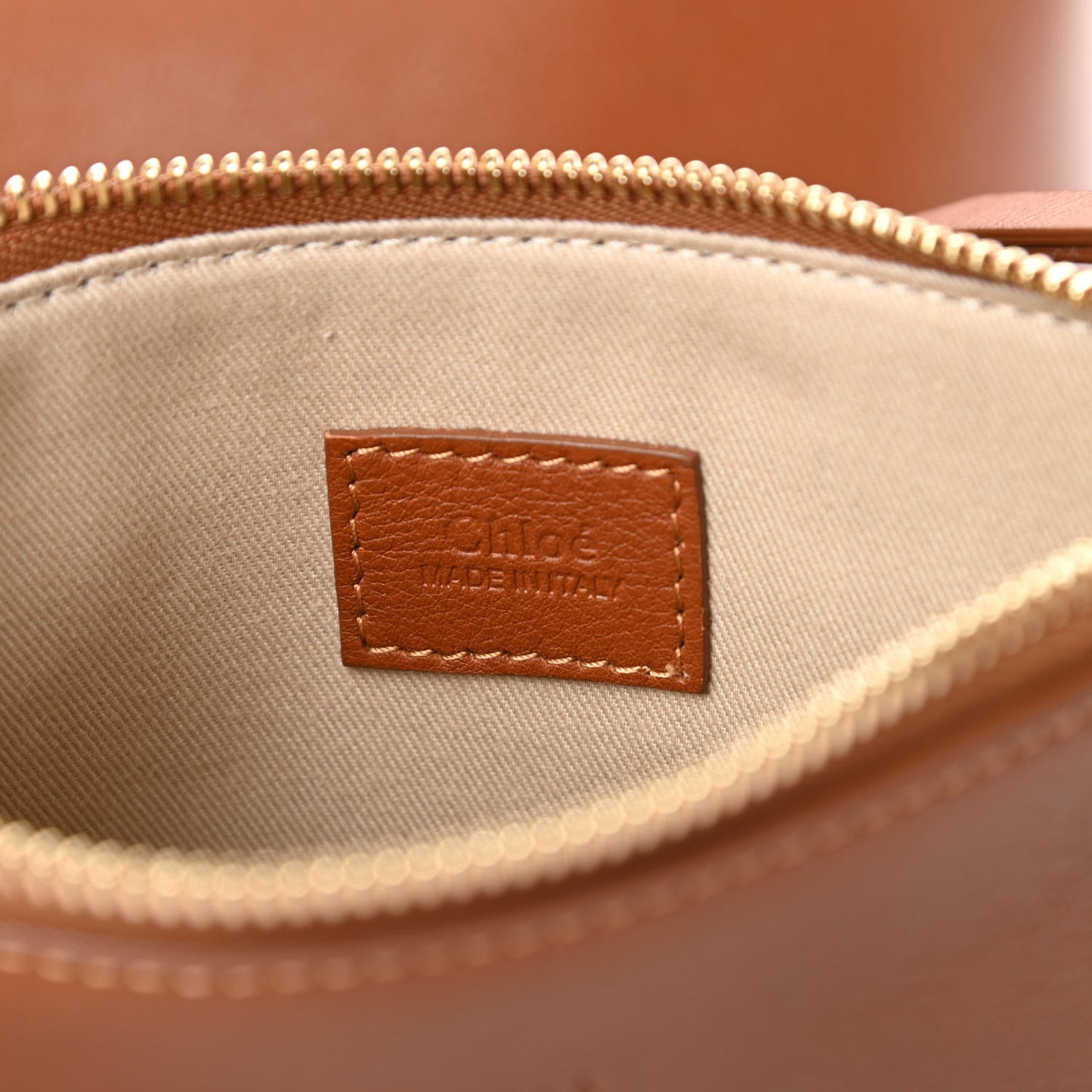 Smooth Calfskin Medium Vick Tote Caramel