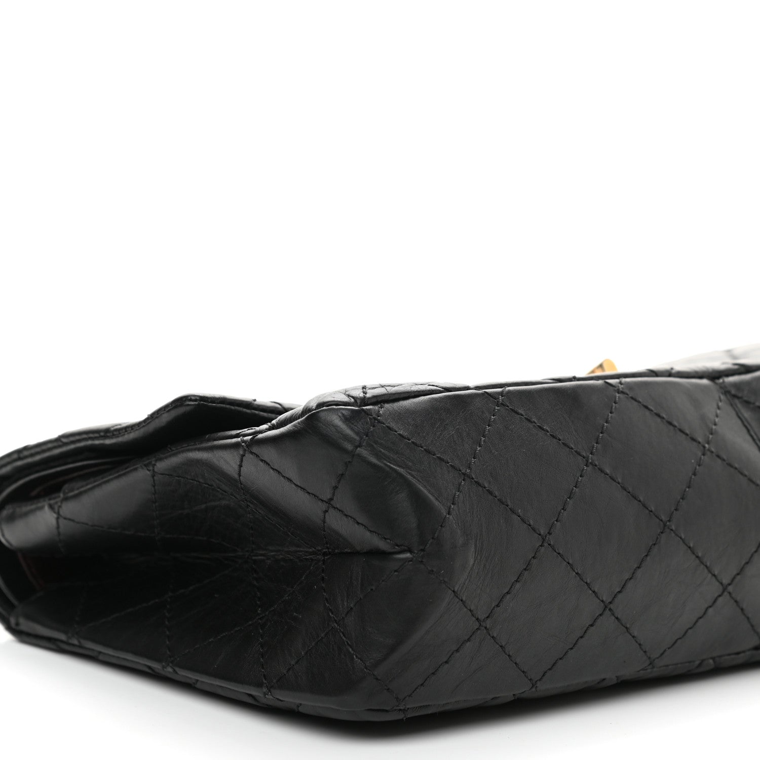 Chanel Aged Calfskin Quilted 2.55 Reissue 226 Flap Black 7 of 14