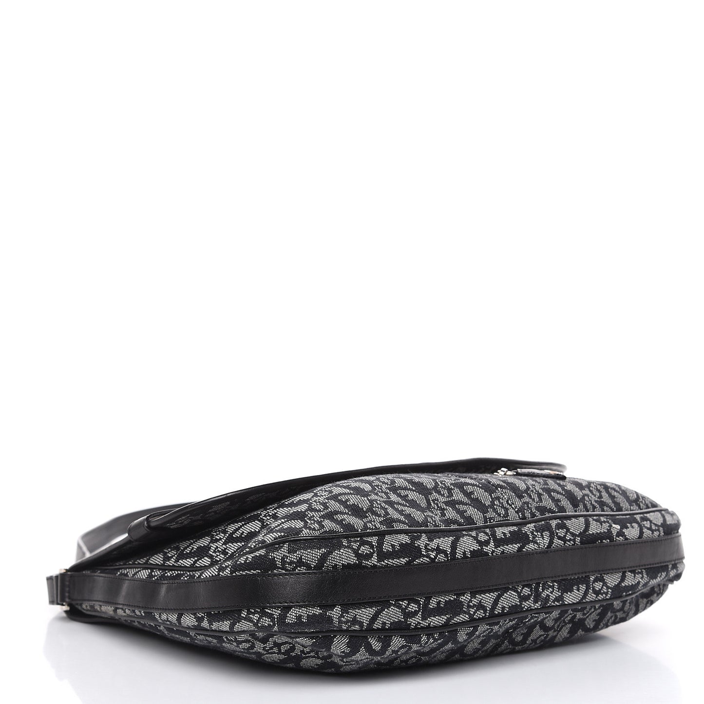 Monogram Flap Messenger Navy Blue