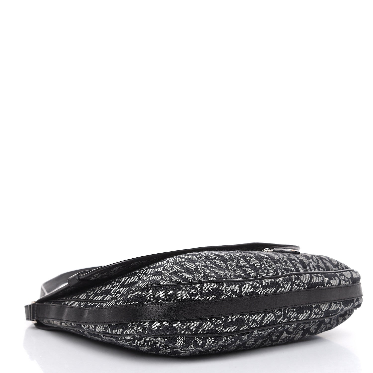 Christian Dior Monogram Flap Messenger Navy Blue 2 of 12
