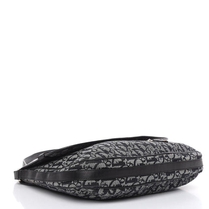Christian Dior Monogram Flap Messenger Navy Blue 2 of 12