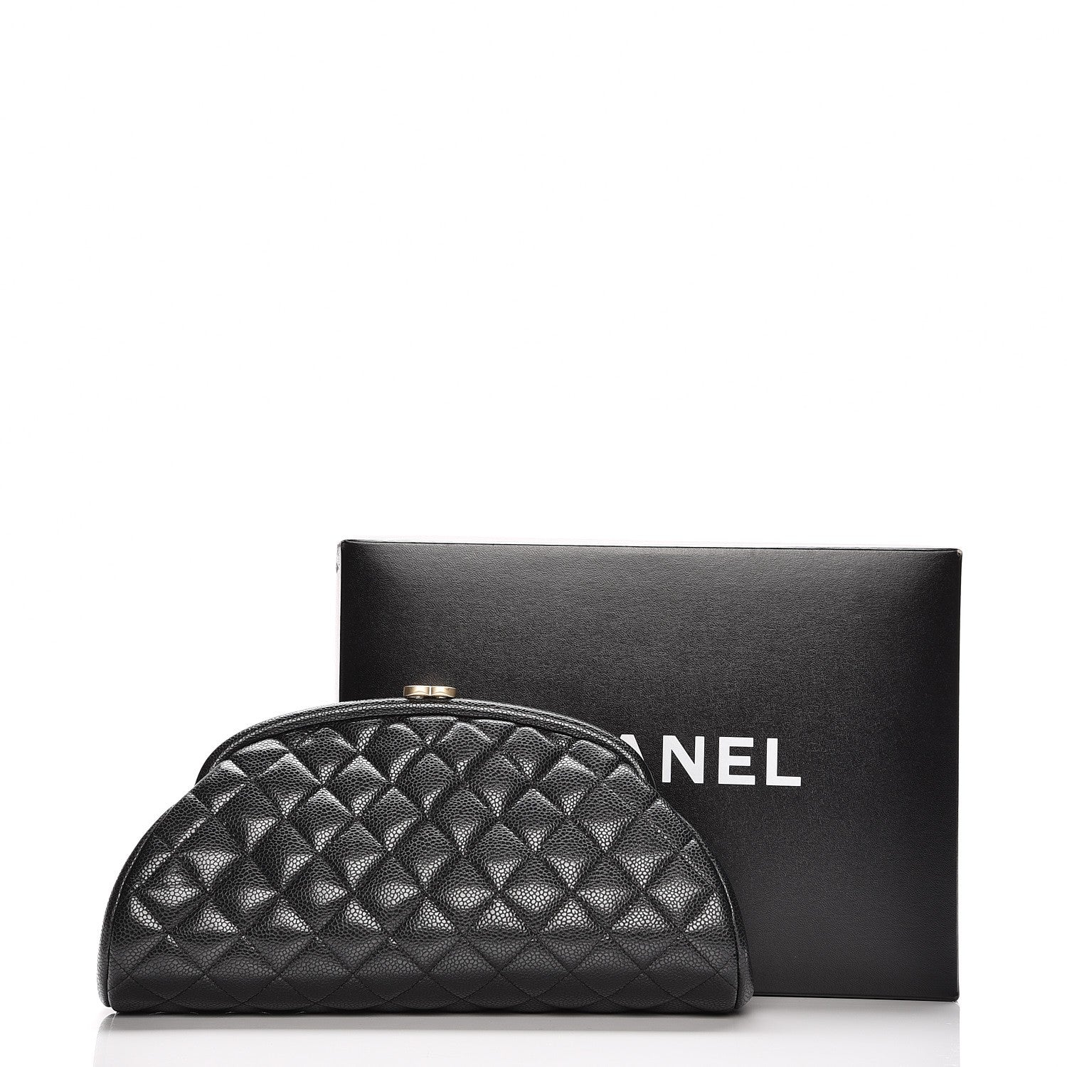 Chanel Caviar Quilted Timeless Clutch Black 15 of 15