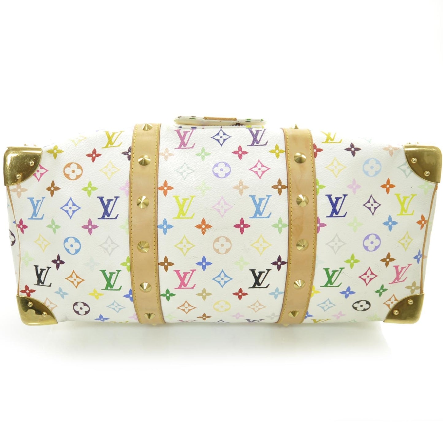 Monogram Multicolor Keepall 45 White