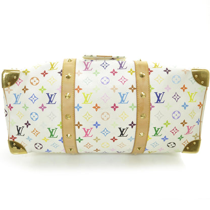 Louis Vuitton Monogram Multicolor Keepall 45 White 4 of 10