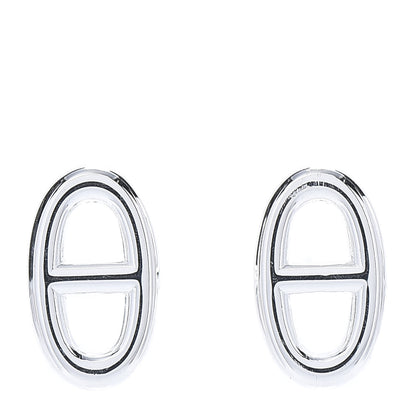Hermes Sterling Silver TPM Farandole Earrings 1 of 6