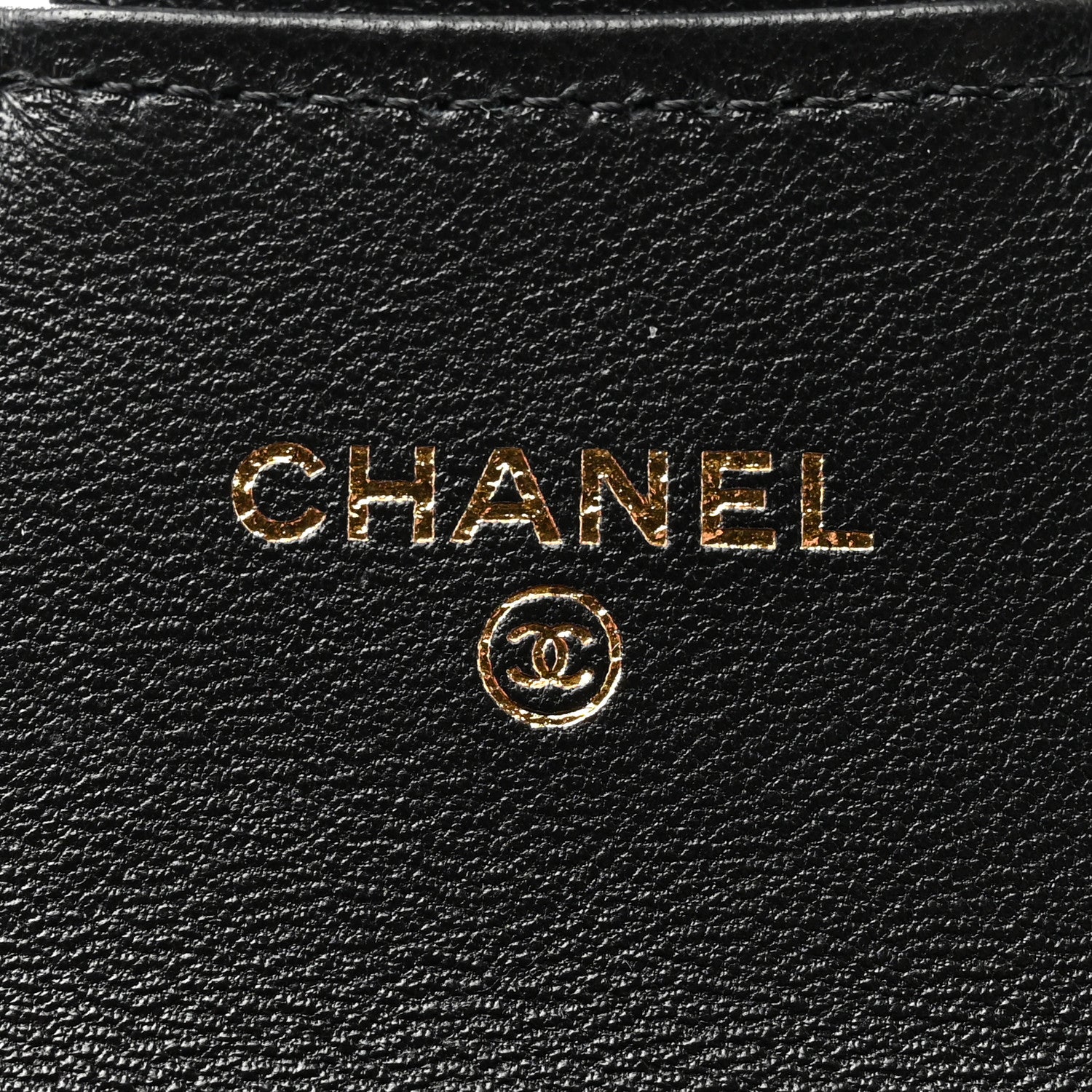 Chanel Lambskin Quilted Flap Card Holder Wallet Black 6 of 9