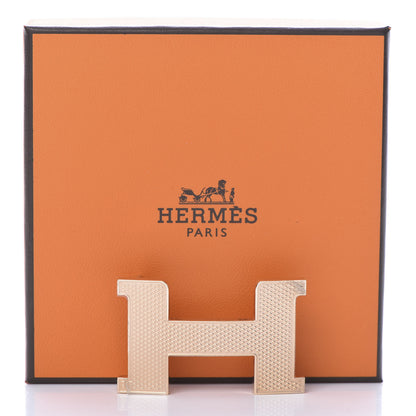 Hermes Guilloche Constance 24mm Belt Buckle Rose Gold 4 of 4