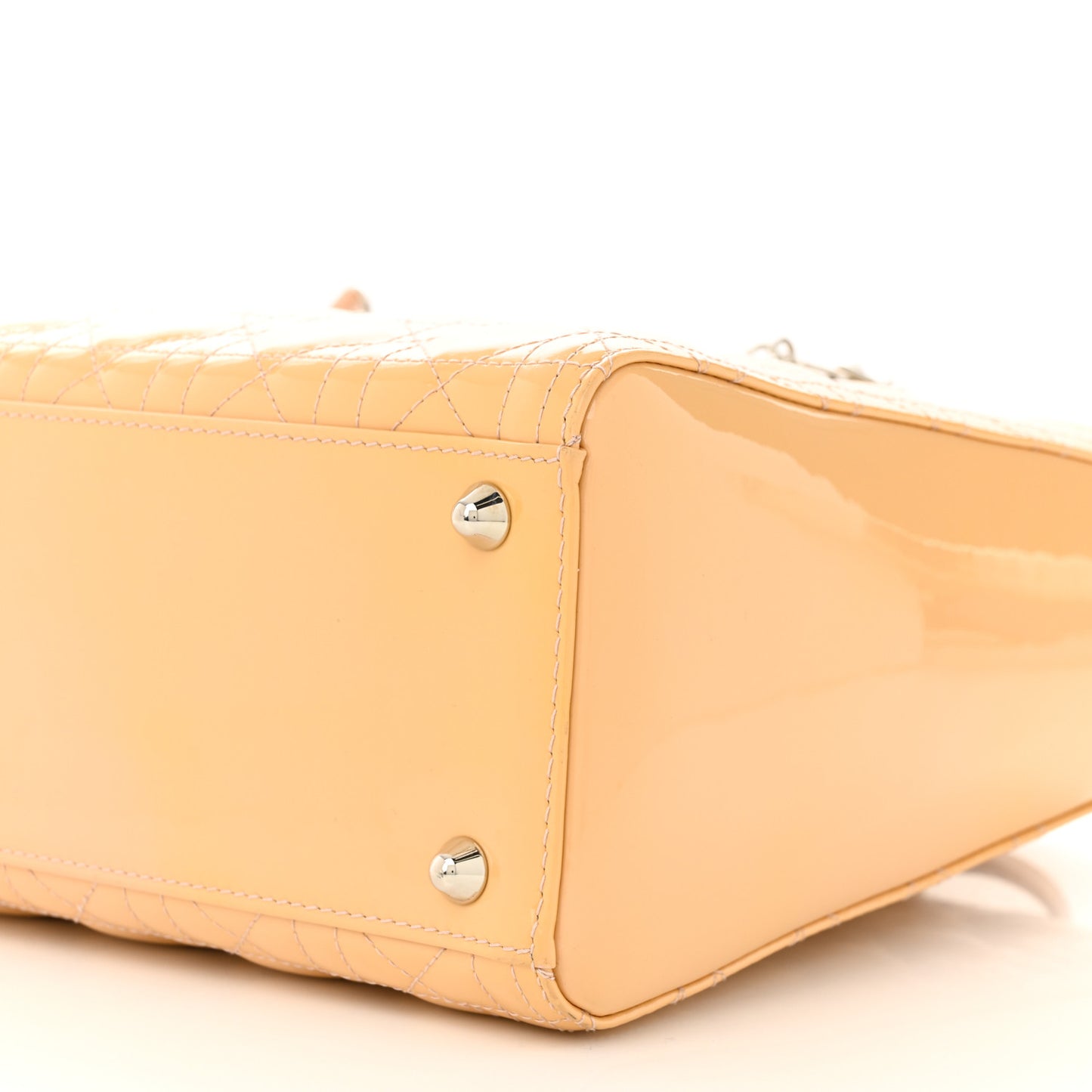 Patent Cannage Large Lady Dior Light Pink