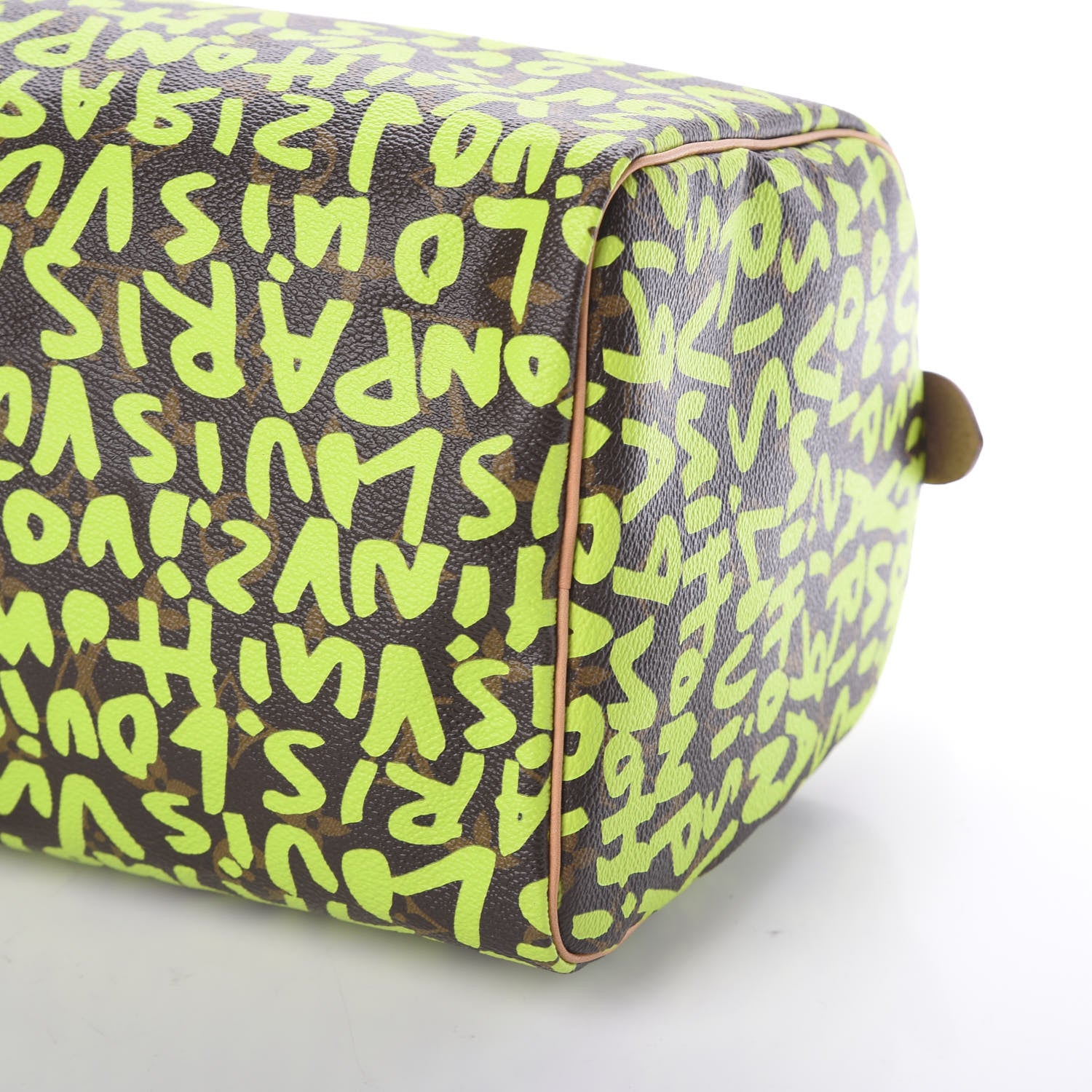 Louis Vuitton Monogram Graffiti Speedy 30 Green 8 of 8