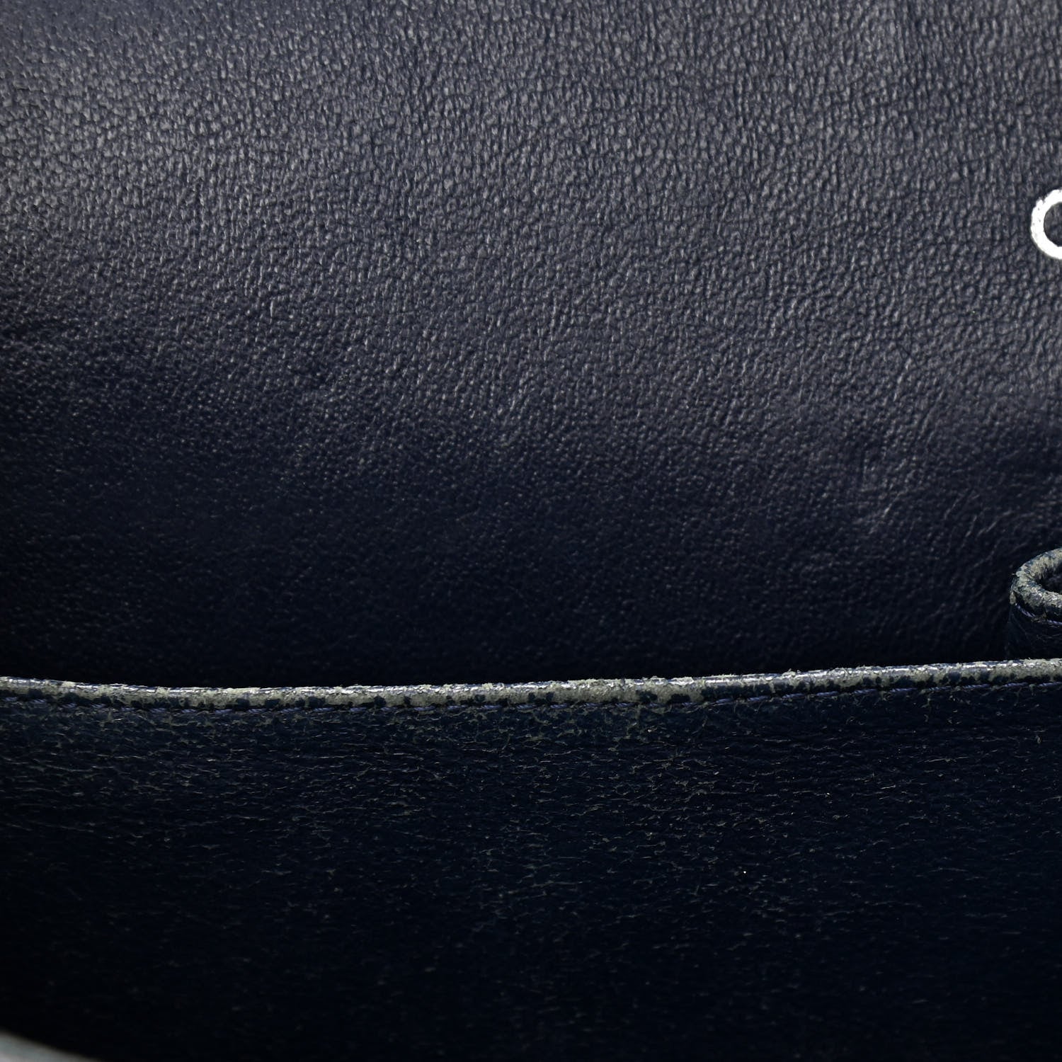 Chanel Caviar Quilted Jumbo Double Flap Navy Blue 11 of 11