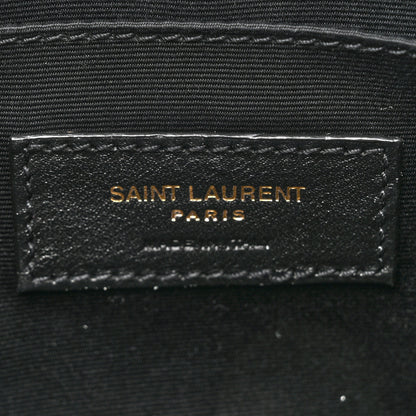 Saint Laurent Calfskin Matelasse Monogram Lou Camera Bag Dark Beige 6 of 12