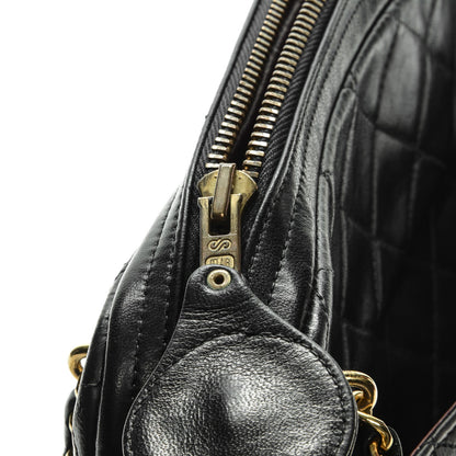 Chanel Lambskin Quilted Camera Case Black 14 of 17
