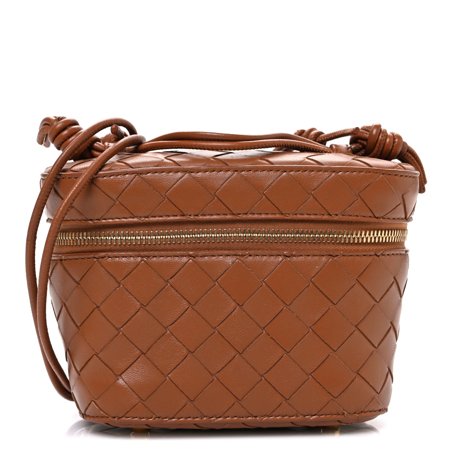 Bottega Veneta Nappa Intrecciato Small Vanity Case Wood 1 of 9