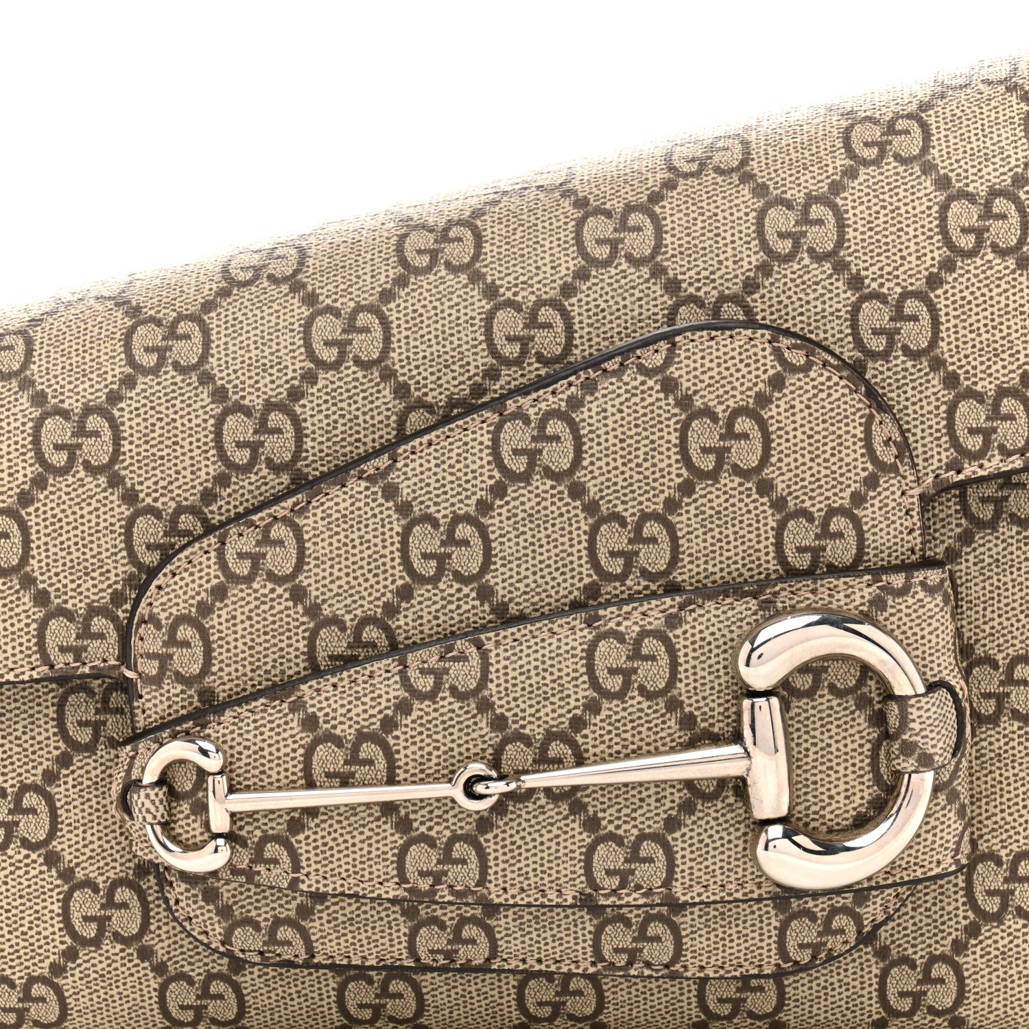 Gucci Monogram Small Horsebit 1955 Asymmetric Shoulder Bag 8 of 10