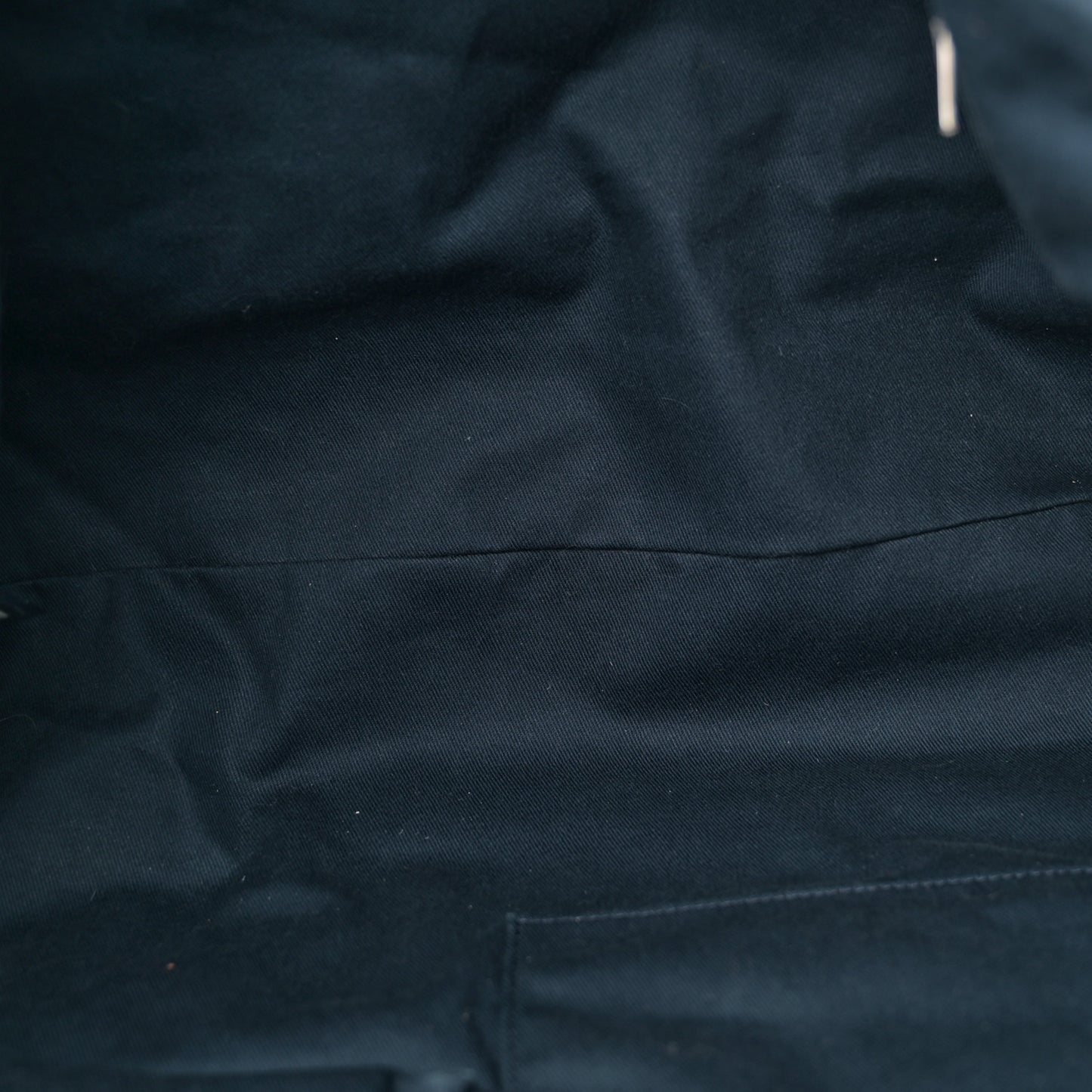 Canvas Extra Large Double Face Shopping Tote Dark Blue