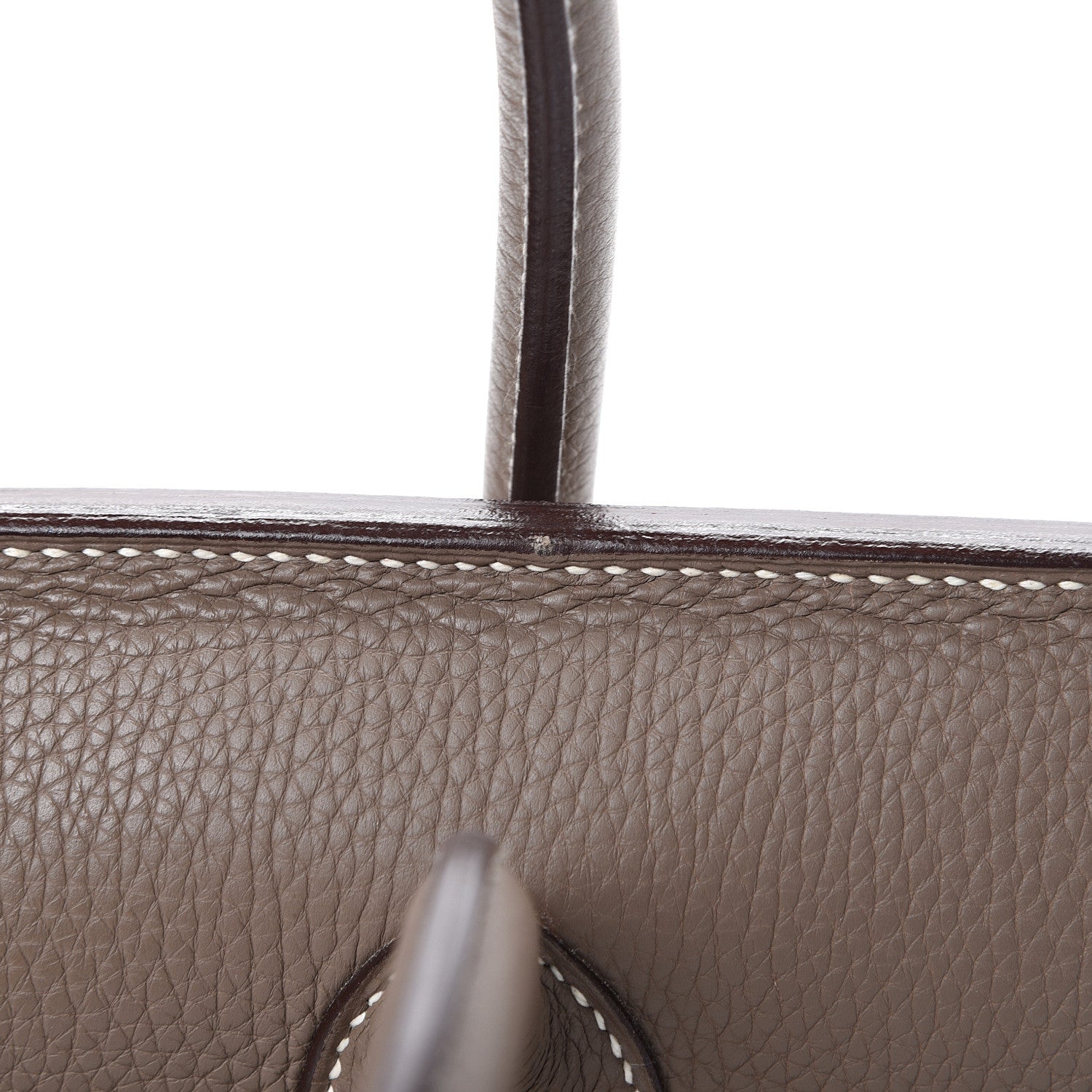 Hermes Taurillon Clemence JPG Birkin 42 Etoupe 16 of 16