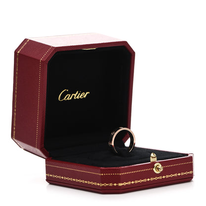Cartier 18K Pink Gold Diamond 4mm LOVE Wedding Band Ring 49 4.75 6 of 6