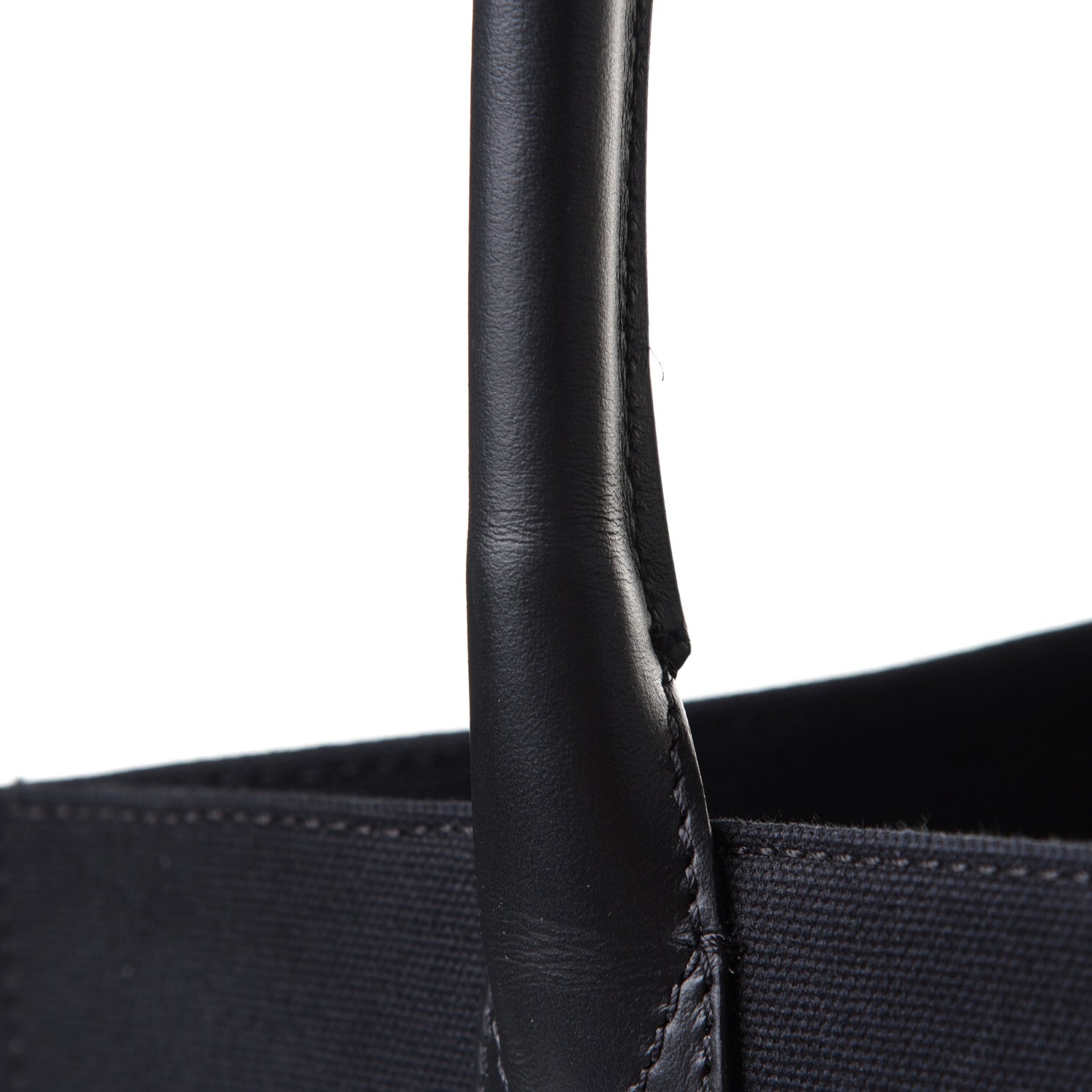 Versace Canvas Suppler Calfskin Cabas GV Signature Tote Black 13 of 13