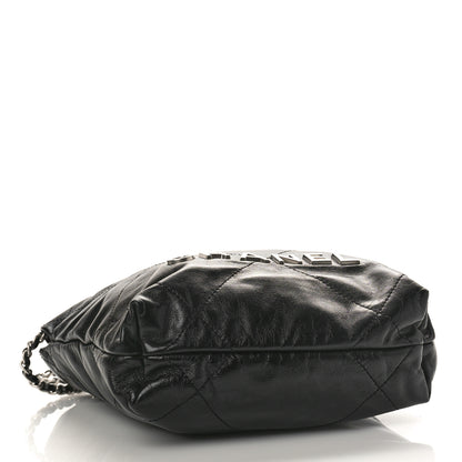 Chanel Shiny Calfskin Quilted Mini Chanel 22 Black 4 of 8