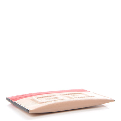 Givenchy Lambskin Bi-Color Logo Emblem Card Holder Powder 4 of 9