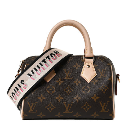 Louis Vuitton Monogram Speedy Bandouliere 20 Black 1 of 11
