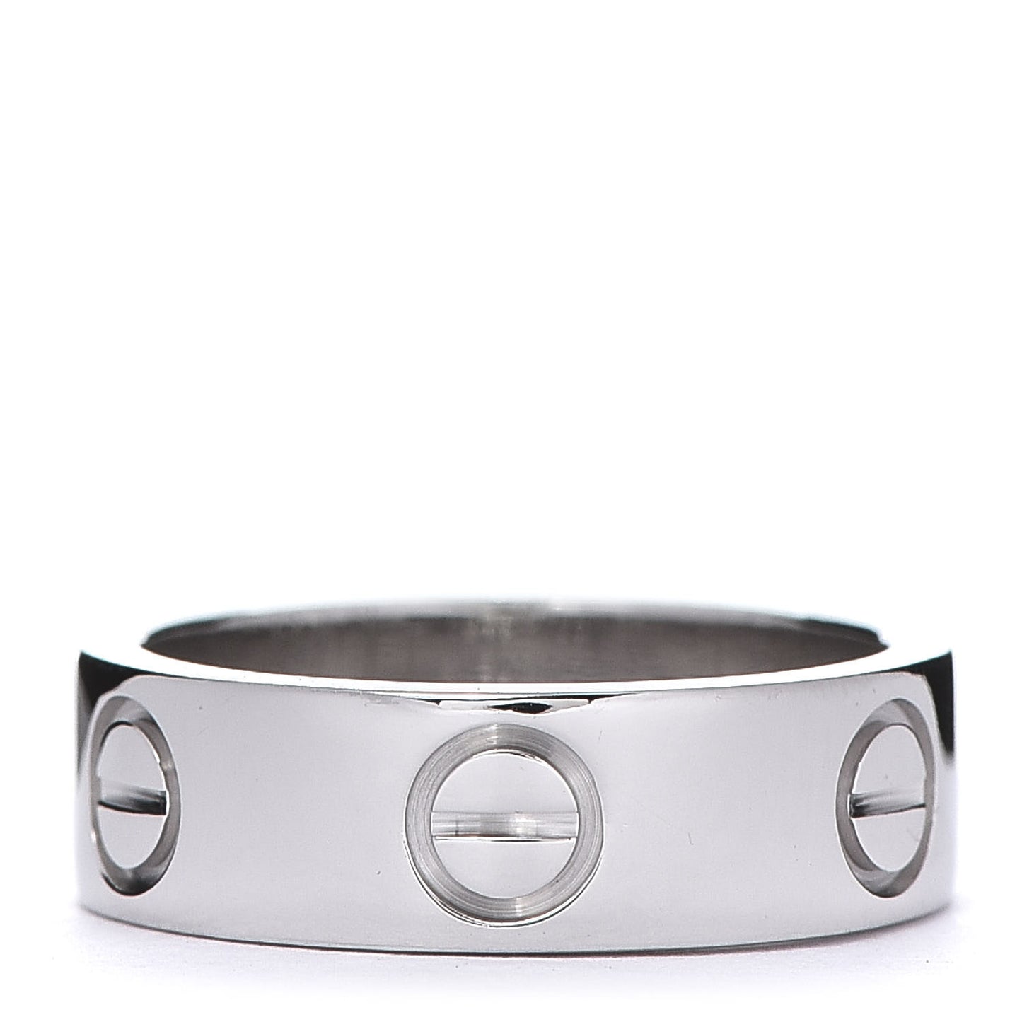 18K White Gold 5.5mm LOVE Ring 47 4