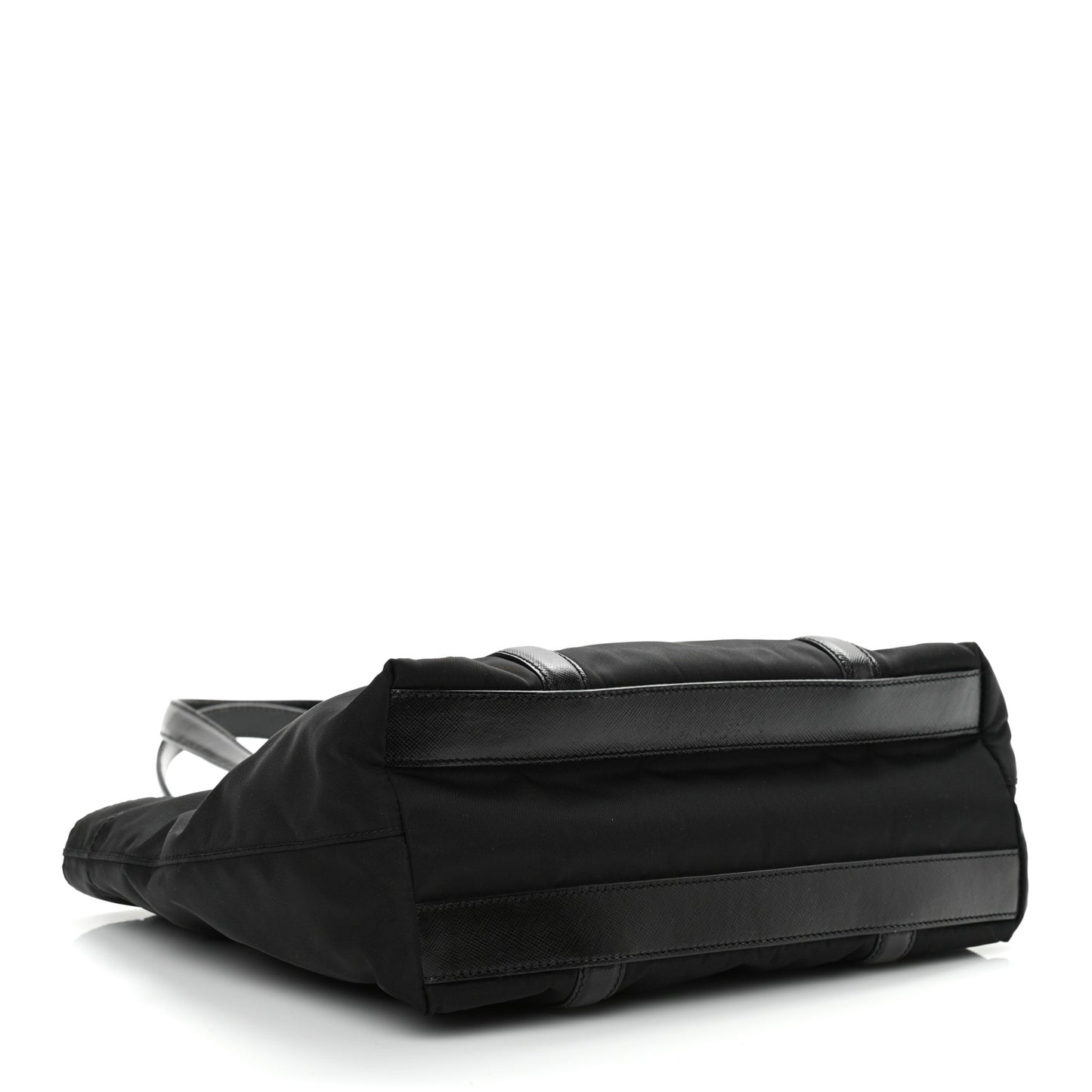 Tessuto Nylon Saffiano Tote Black