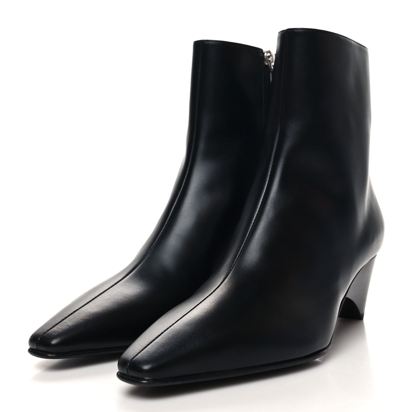 Calfskin Faveur 55 Low Boots 37 Black
