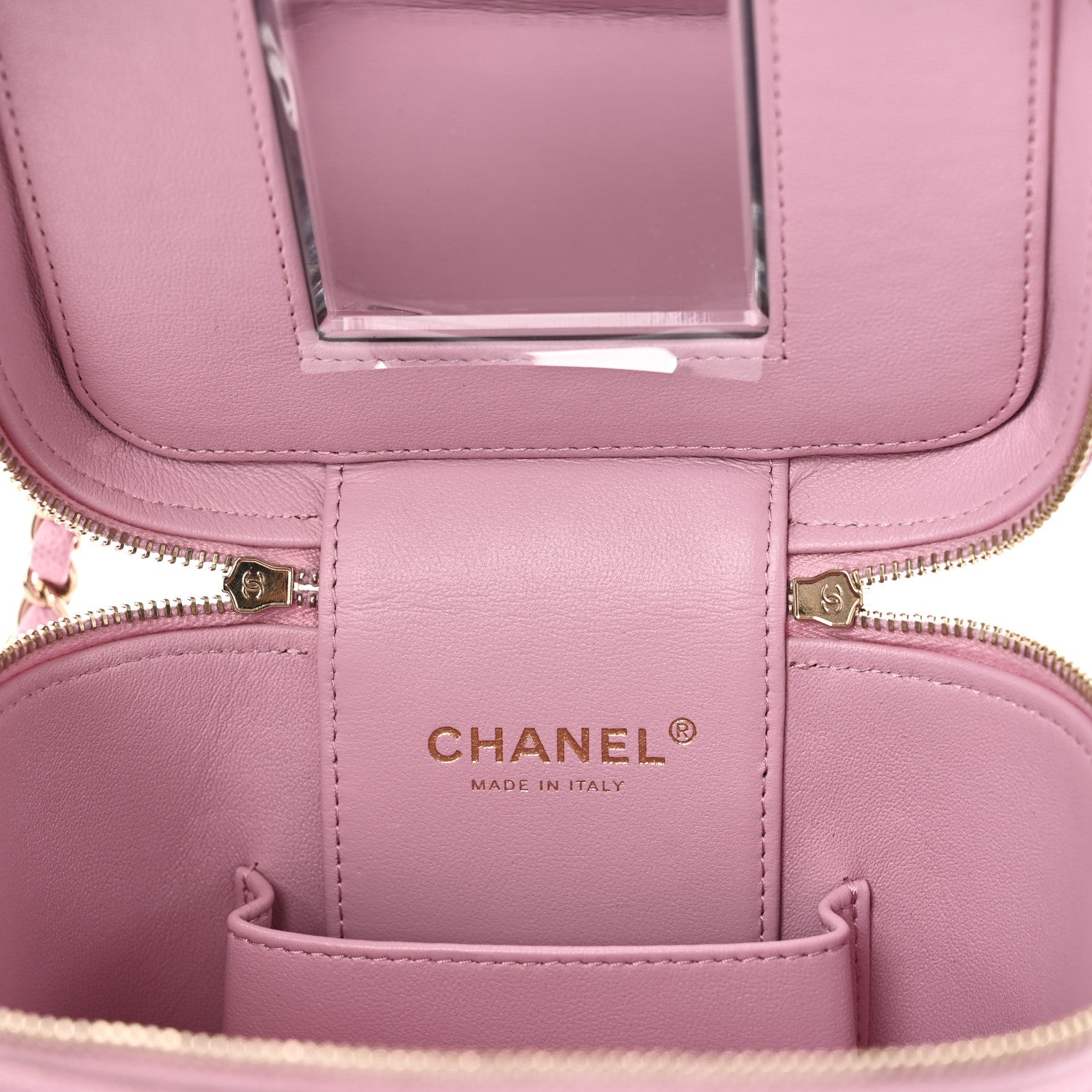 Chanel Caviar Quilted Small CC Vanity Case Pink 7 of 11