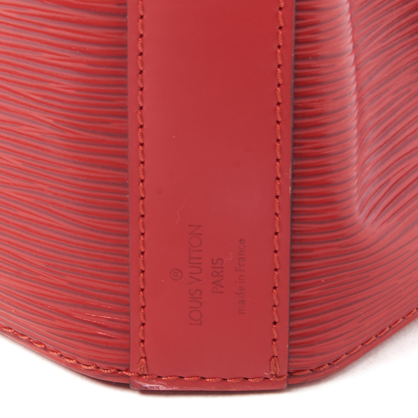 Louis Vuitton Epi Sac D'Epaule Castillan Red 7 of 8