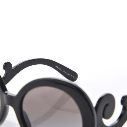 Prada Baroque Sunglasses SPR 27N Black 5 of 8