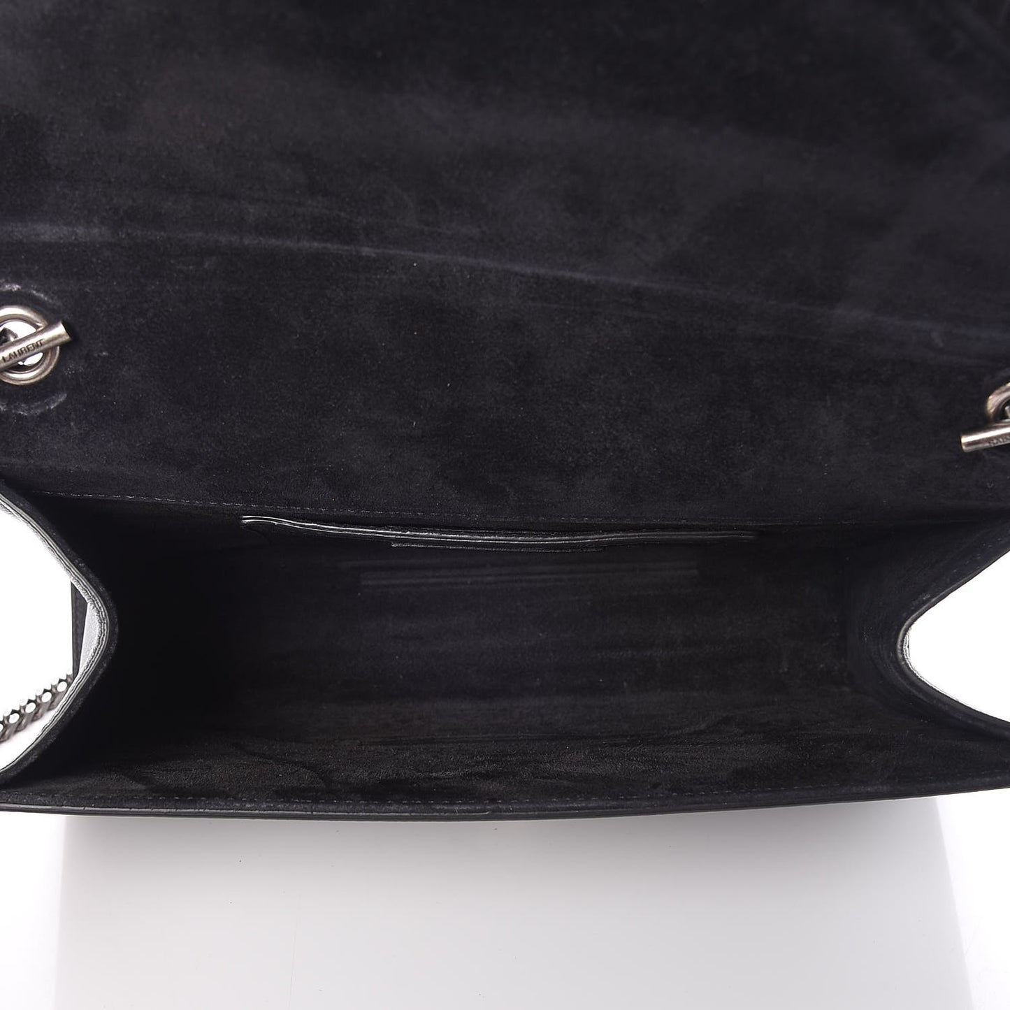 Calfskin Fringe Medium Snake Monogram Satchel Black
