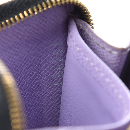 Louis Vuitton Monogram Multicolor Zippy Coin Purse Black Violet 8 of 9