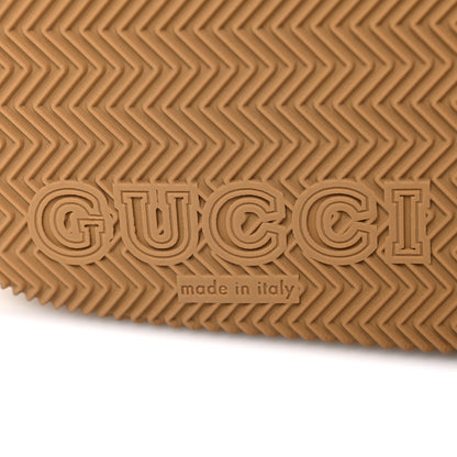 Gucci Rubber Web Womens Interlocking G Slide Sandals 39 Mystic White Green Red 8 of 10