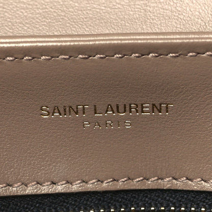 Saint Laurent Calfskin Y Quilted Monogram Toy Loulou Crossbody Bag Taupe 6 of 11