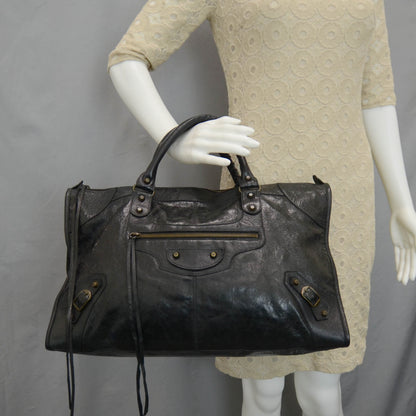 Balenciaga Chevre Work Black 2 of 9