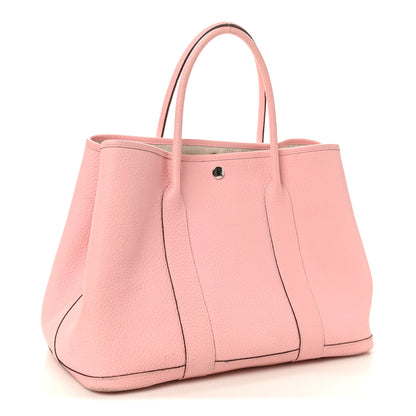 Hermes Vache Country Garden Party Tote 36 MM Rose Sakura 3 of 14
