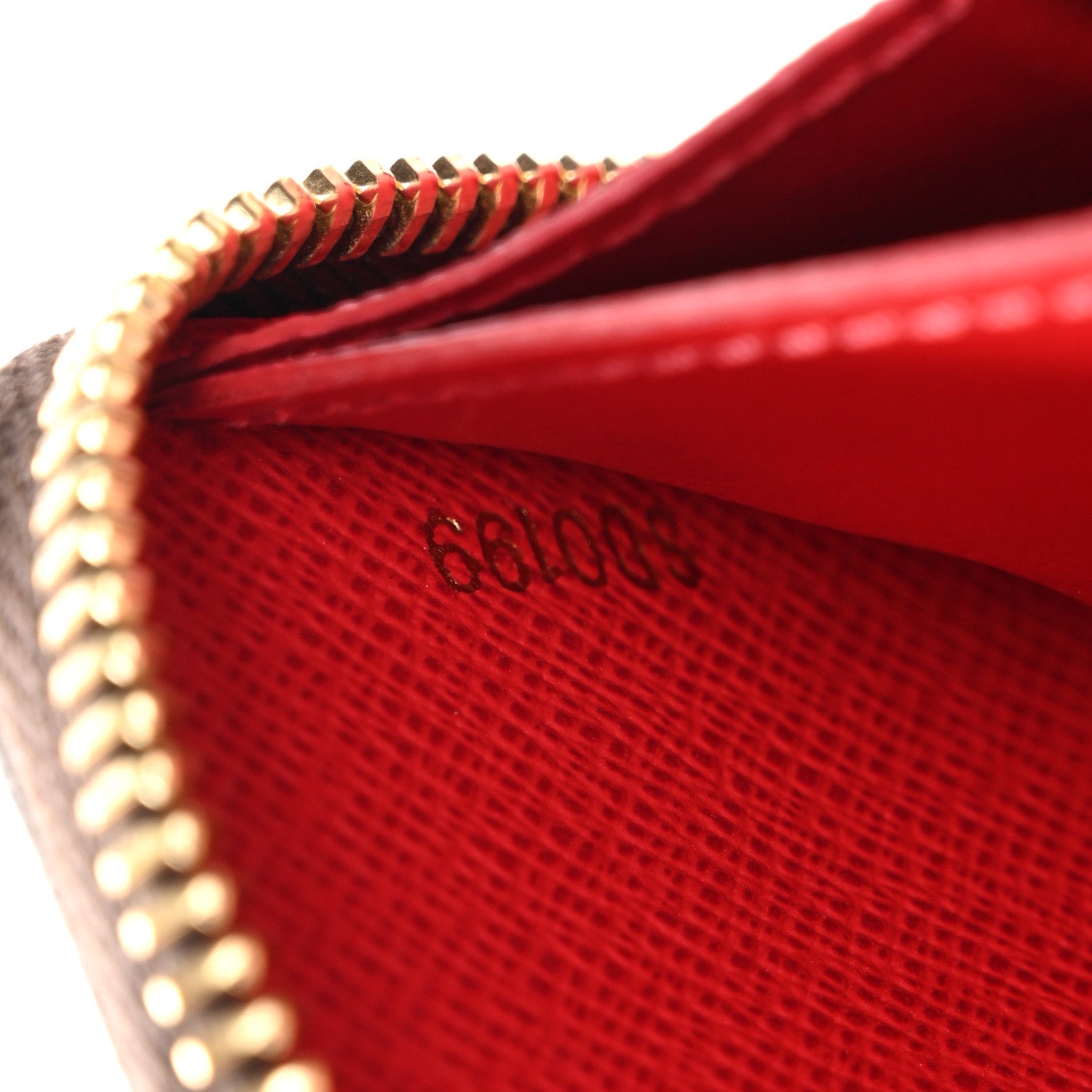 Louis Vuitton Damier Ebene Clemence Wallet Cherry 7 of 7