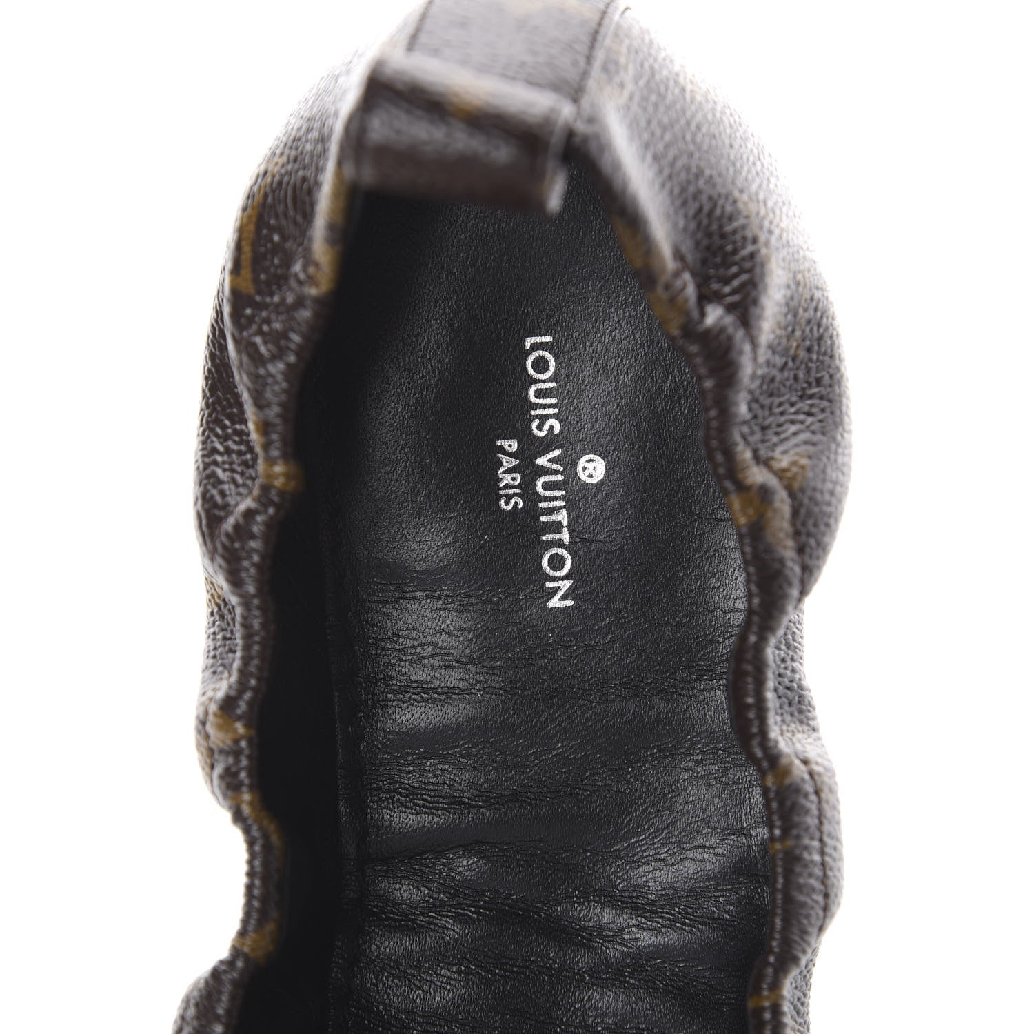 Louis Vuitton Monogram Flirty Ballerina Flats 38 Black 5 of 7