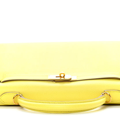 Hermes Epsom Kelly Sellier 32 Soufre 7 of 37