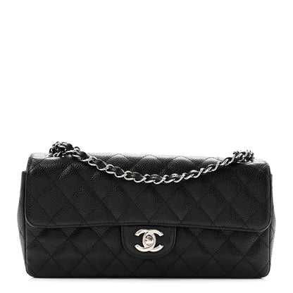 Chanel Caviar Quilted East West Flap Black 1 of 13